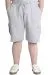 Big Size Mens Short Cargo Pocket WAFFLE 23500 Grey Melange