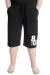 Big Size Mens Capri MD 23506 Black