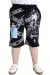 Big Size Capri I DO NOT CARE 23512 Navy Blue