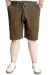 Big Size Mens Short Interlock 23515 Khaki