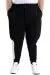 Big Size Sweatpants Garnili 23518 Black