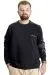 Big Size Mens Sweat Velvet substitute Feelalive 23524 Black