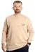 Big Size Mens Sweathirt Crew Neck Sweat 23525 Beige