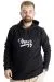 Big Size Mens Sweatshirt Hooded 23540 Black