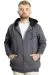Big Size Mens Sweat Hood Push Your Limit 23543 Smoked