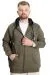 Big Size Mens Sweat Hood Push Your Limit 23543 Khaki
