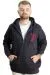 Big Size Mens Sweat Hood Push Your Limit 23543 Navy Blue