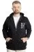 Big Size Mens Sweat Hood Push Your Limit 23543 Black