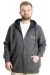 Big Size Mens Sweat Hood Ferm. No Fakers 23545 AntraMelange