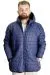 Big Size Mens Coat quilted 23602 Indigo