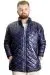 Big Size Mens Coat quilted 23604 Indigo