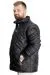 Big Size Mens Coat quilted 23617 Black