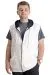 Mens Big Size Vest Kangaroo Pocket Zipper 23620 Ecru