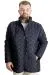 Big Size Mens Coat quilted 23623 Navy Blue