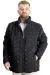 Big Size Mens Coat quilted 23623 Black