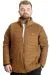 Big Size Mens Coat Süet quilted 23629 Brown