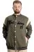 Big Size Mens College Coat Nothing 23630 Khaki