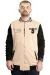Big Size Mens College Coat Ceket 23631 Beige
