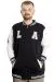 Big Size Mens College Coat Ceket 23632 Black