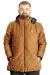 Big Size Mens Hooded Coat quilted 23636 Brown