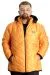 Big Size Mens Hooded Coat quilted 23636 Yellow