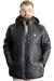 Big Size Mens Hooded Coat quilted 23638 Black