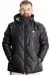 Big Size Mens Quilted Coat Zipper Hooded 23657 Black