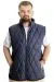 Big Size Mens Vest quilted 23700 Navy Blue