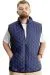Big Size Mens Vest quilted 23702 Navy Blue