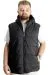 Big Size Mens Vest Kopşonlu quilted 23704 Black