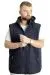 Big Size Mens Vest Hooded quilted 23710 Navy Blue