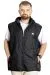Big Size Mens Vest Hooded quilted 23711 Black