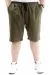 Big Size Mens Capri Yan with pocket 23808 Khaki