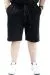 Big Size Mens Capri Yan with pocket 23808 Black
