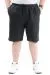 Big Size Mens Capri Yan with pocket 23808 Black-Grey