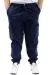 Big Size Mens Denim Jogger Cargo with pocket TORONTO 23917 Navy Blue