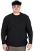 Big Size Mens knitwear Crew Neck BRAIDED 24211 Antrasit