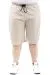Big Size Mens Capri Short CALIFORNIA 24503 Grey