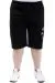 Big Size Mens Capri Short SIMPLE 24504 Black