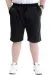 Big Size Mens Capri Basic Yan with pocket 24514 Black