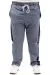 Big Size Mens Sweatpants with pocket SPORT 24516 Blue