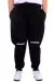 Big Size Mens Sweatpants Three yarn thick 24520 Black