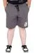 Plus Size Men's Printed Shorts 26 25301S Smoke