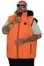 Plus Size Mens Vest 25713 ORANJ