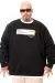 Plus Size Mens Sweatshirt u25801 BLACK