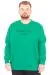 Büyük Beden Erkek Bisiklet Yaka Sweatshirt TOUCH WITH INTENT U25804 Bennetton
