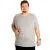 Big Size Mens athlete V Collar Grey 6347