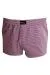Big Size Mens Boxer Desenli Poplin 6348 Vişne