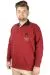 Erkek Sweat Polo Recycle Selanik Sailor B20421 Bordo BORDO