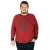 Büyük Beden Erkek Sweatshirt Fifty Eight 19137 Bordo BORDO